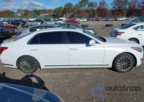 2017 Genesis G90 5.0 Ultimate из США, поврежденный, VIN KMHG54JH9HU025443